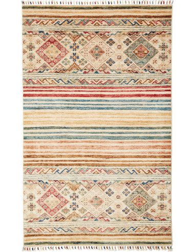 Rubin Pakistan argento e grigio ardesia scuro 98x157