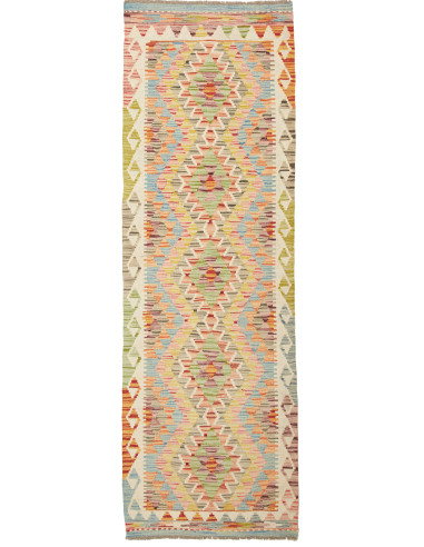 Kilim Pakistan abbronzatura e abbronzatura 67x210
