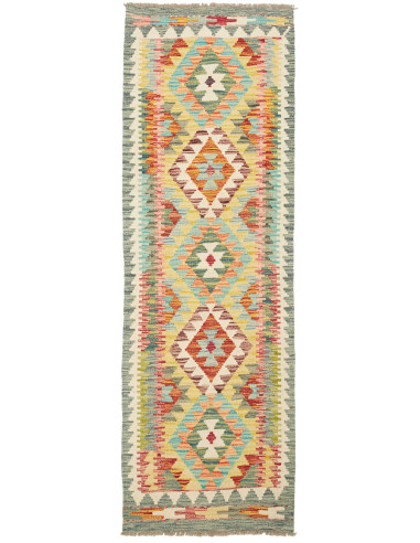 Kilim Pakistan abbronzatura e bianco antico 62x189