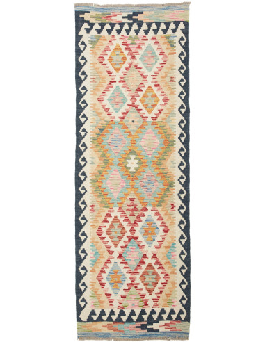Kilim Pakistan abbronzatura e grano 65x194