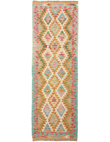 Kilim Pakistan abbronzatura e grigio 65x197