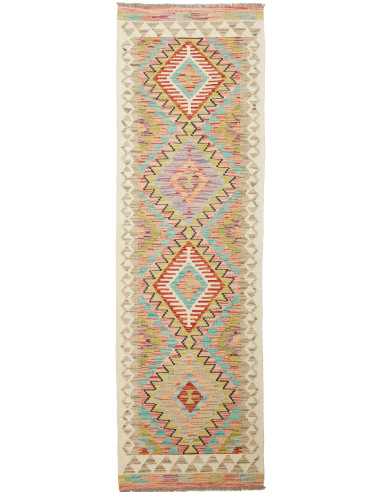 Kilim Pakistan abbronzatura e grano 65x210