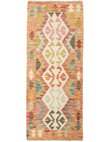 Kilim Pakistan abbronzatura e legno robusto 66x170