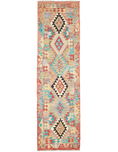 Kilim Pakistan abbronzatura e abbronzatura 81x295