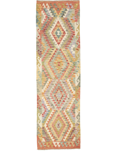 Kilim Pakistan abbronzatura e abbronzatura 84x289