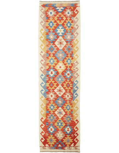 Kilim Pakistan abbronzatura e marrone 78x299