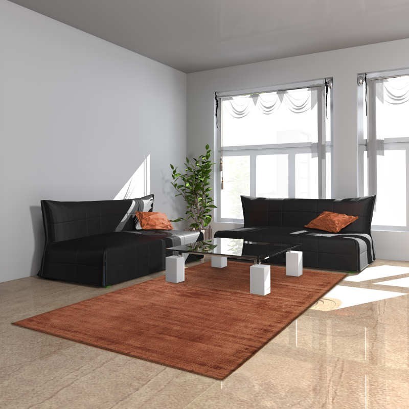 Tappeto moderno Blade Copper Asiatic Carpets