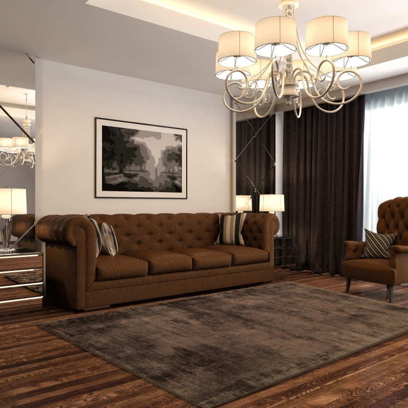 Tappeto moderno Blade Chocolate Asiatic Carpets
