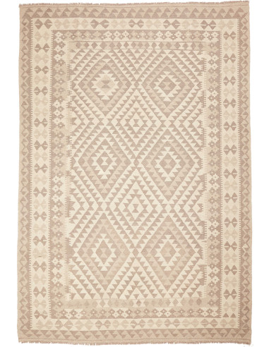 Kilim Pakistan argento e argento 201x293