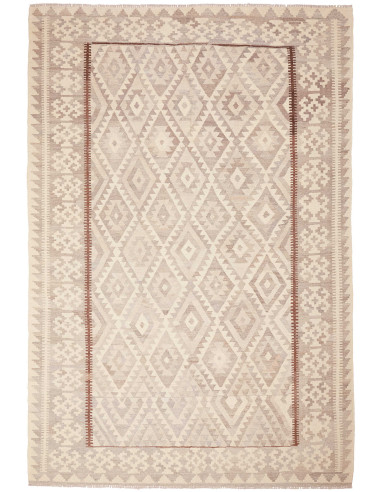 Kilim Pakistan argento e argento 202x298