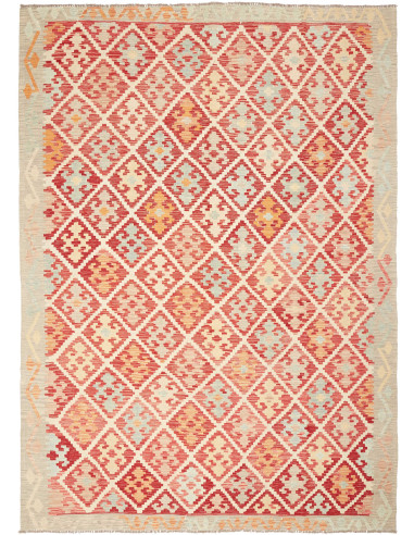Kilim Pakistan grano e terra di siena 208x287