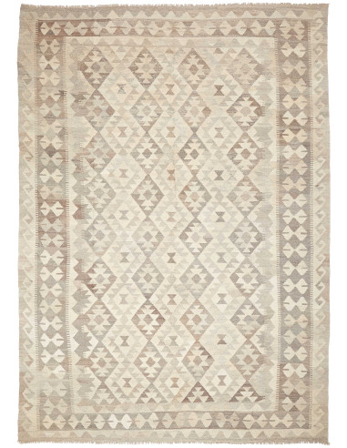 Kilim Pakistan argento e argento 211x295