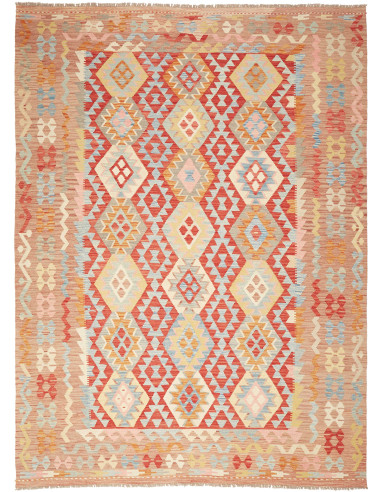 Kilim Pakistan abbronzatura e terra di siena 212x285