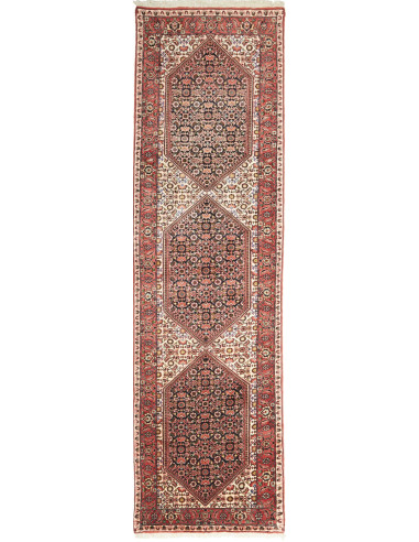 Bidjar Persia rosso indiano e grano 68x255