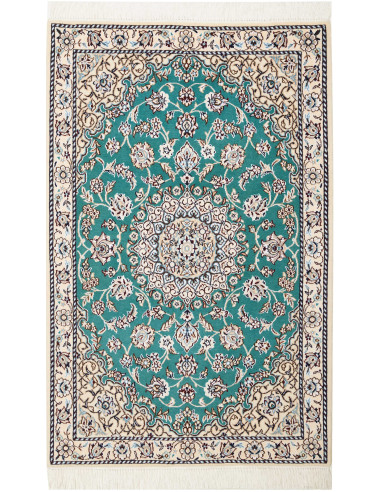Nain 9La Persia grigio ardesia scuro e verde mare 81x127