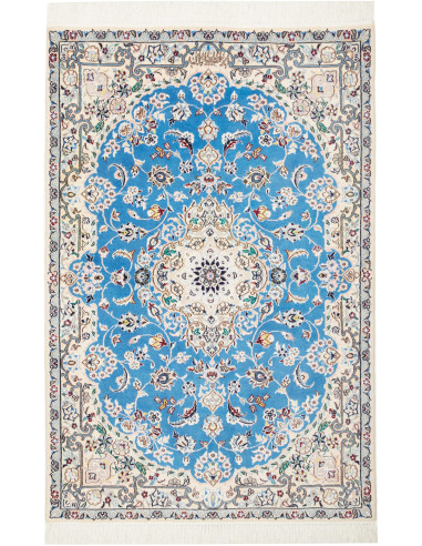 Nain 6La Persia grigio chiaro e blu acciaio 82x127