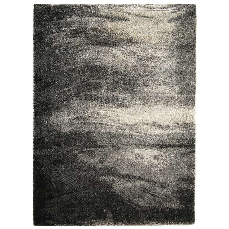 tappeto moderno shaggy Pasha grigio cm.200x300