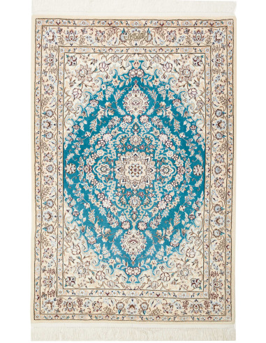 Nain 6La Persia grigio chiaro e blu acciaio 84x127