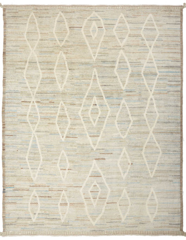 Gabbeh Marrakech Pakistan argento e argento 247x310