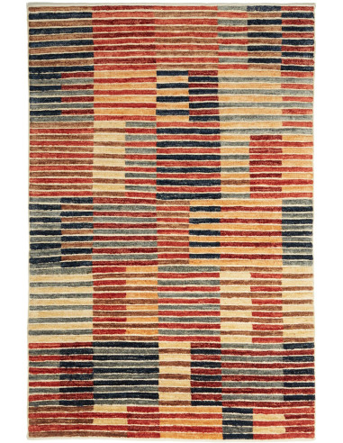 Stripes Moderno Pakistan perù e grano 125x190