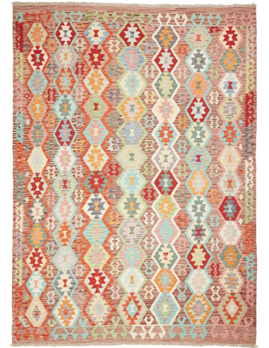 Kilim Pakistan abbronzatura e terra di siena 210x284