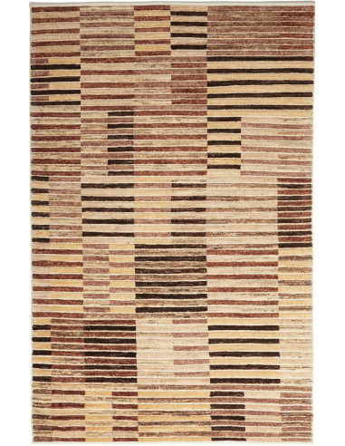 Stripes Moderno Pakistan abbronzatura e abbronzatura 125x196