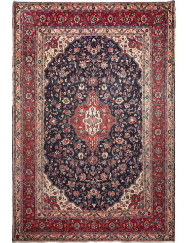 Hamadan Fine Persia grigio tenue e abbronzatura 212x320