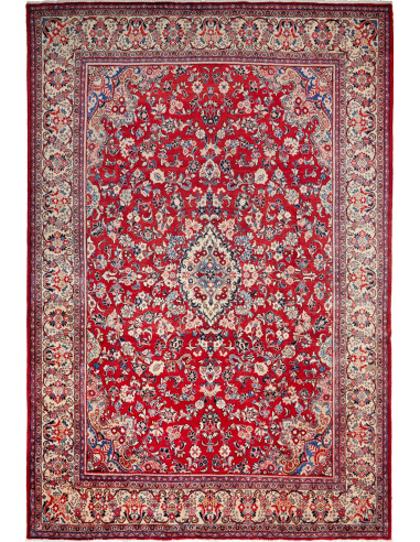 Sarough Persia marrone e marrone rosato 276x407