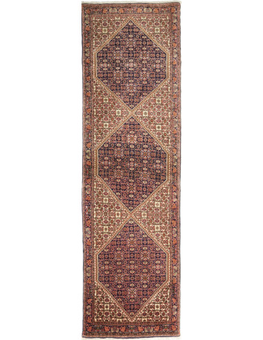 Bidjar Persia grigio tenue e terra di siena 70x252