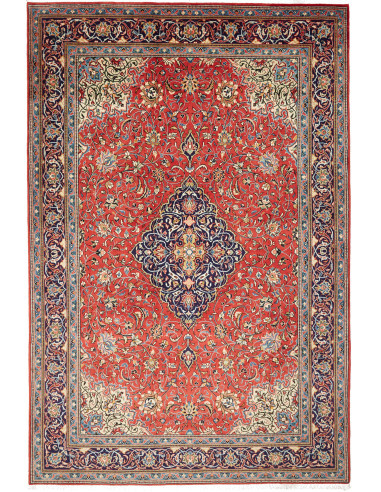 Sarough Persia rosso indiano e grano 220x330