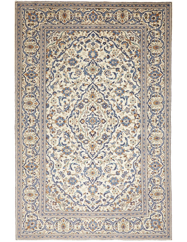Kashan Persia grigio chiaro e grigio ardesia scuro 200x300