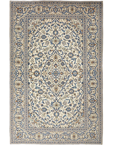 Kashan Persia grigio chiaro e grigio ardesia scuro 195x305