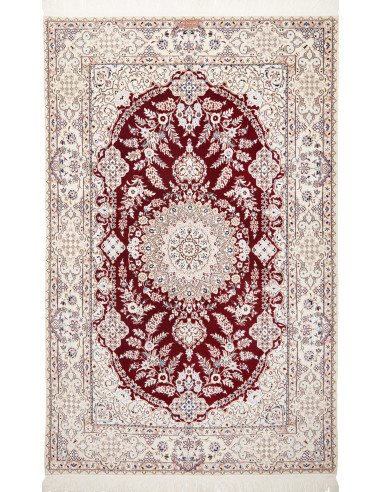 Nain 6La Persia grigio chiaro e marrone rossiccio 128x200