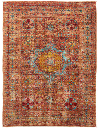 Mamlouk Pakistan rosso indiano e marrone sella 126x172