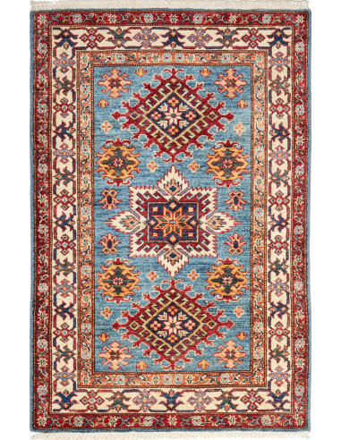 Kazak Fine Pakistan abbronzatura e grigio ardesia scuro 85x132