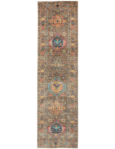 Tribal Pakistan grigio e grigio 81x294