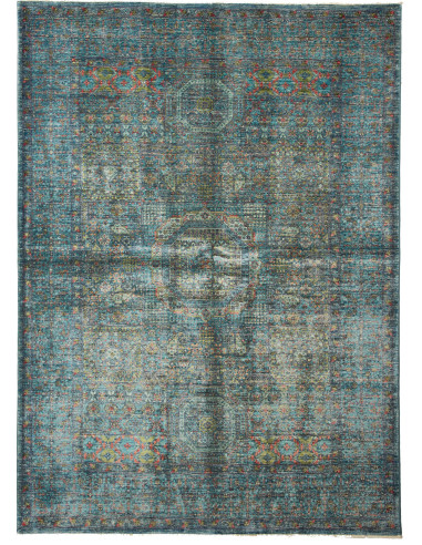 Mamlouk Pakistan grigio tenue e argento 170x235