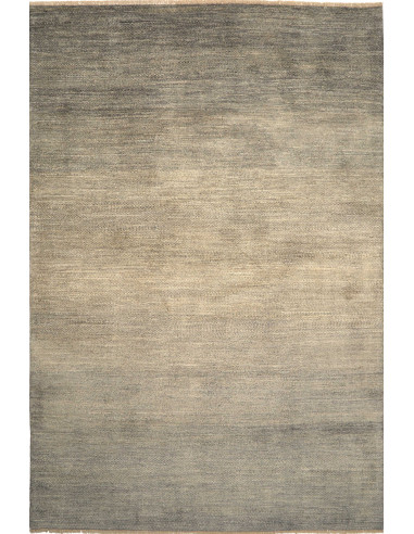 Gabbeh Moderno Pakistan marrone rosato e grano 168x241