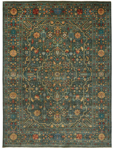 Shahi Fine Pakistan grigio ardesia scuro e kaki scuro 270x364