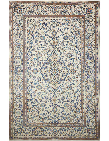 Kashan Persia argento e grigio ardesia scuro 200x305