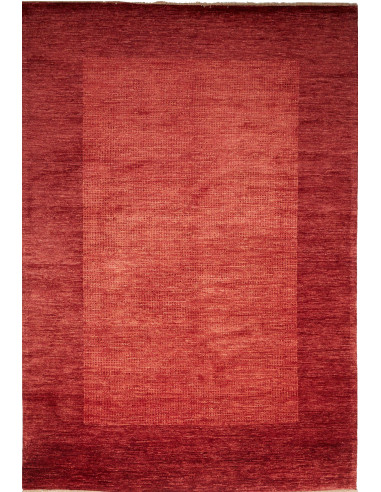 Gabbeh Moderno Pakistan marrone e rosa chiaro 122x180