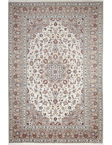 Kashan Persia argento e grigio ardesia scuro 200x295