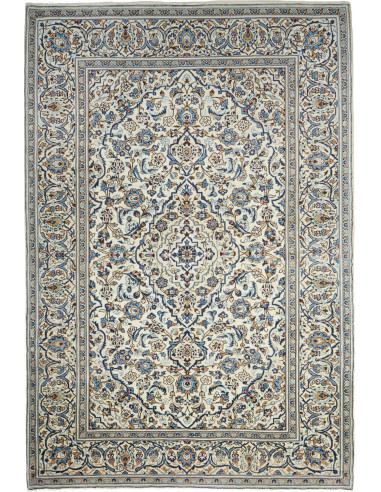 Kashan Persia argento e grigio ardesia scuro 200x295