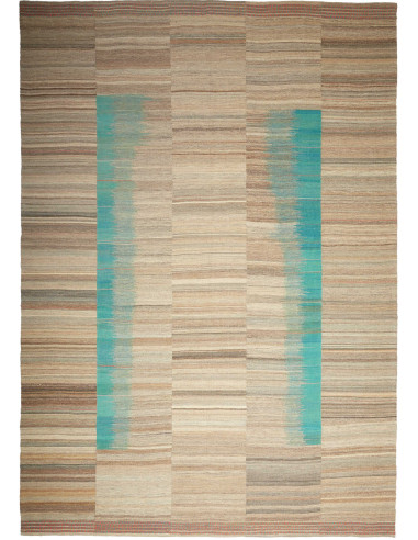 Kilim Persia marrone rosato e marrone rosato 247x350