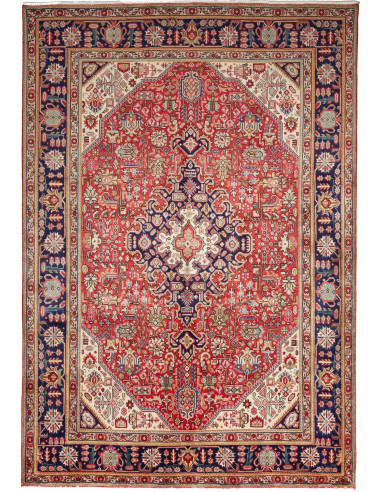 Tabriz Persia rosso indiano e grano 200x300