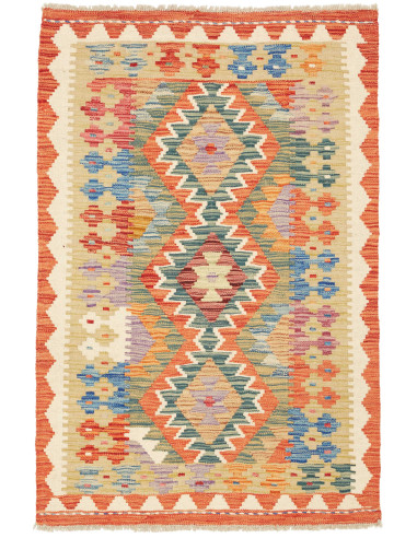 Kilim Pakistan abbronzatura e bianco antico 80x120