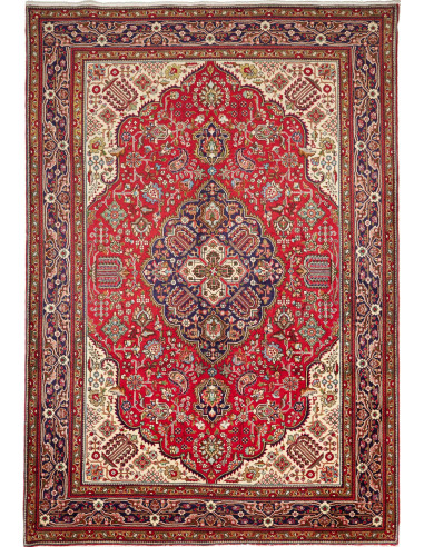 Tabriz Persia terra di siena e grigio ardesia scuro 206x297