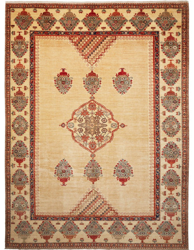 Kazak Fine Pakistan abbronzatura e marrone sella 273x362