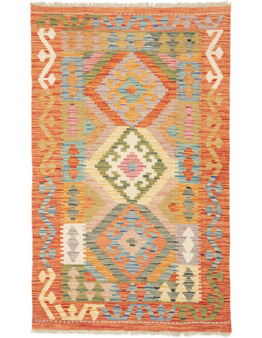 Kilim Pakistan abbronzatura e gainsboro 80x133