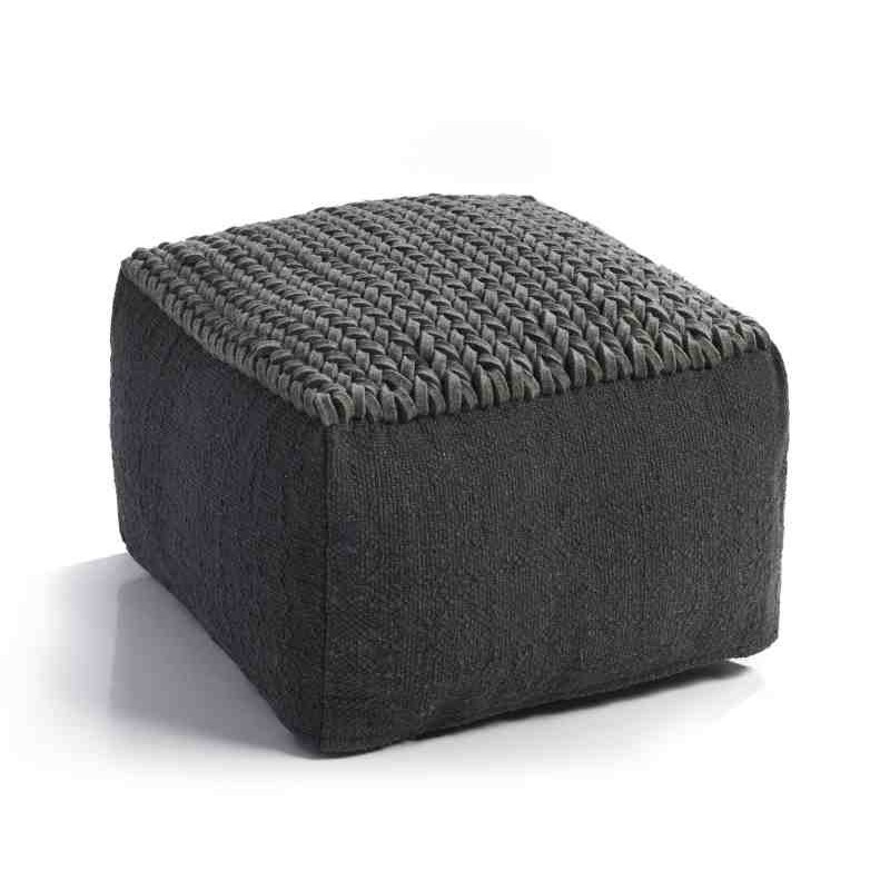 Tappeto Sitap Puff Helen Dk Grey 60X60X35